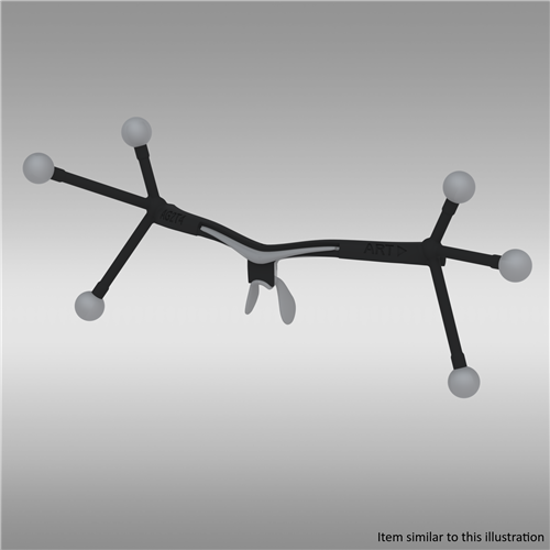 Kopftarget AG2T4 – Target mit laminierten Markern, Einzelansicht